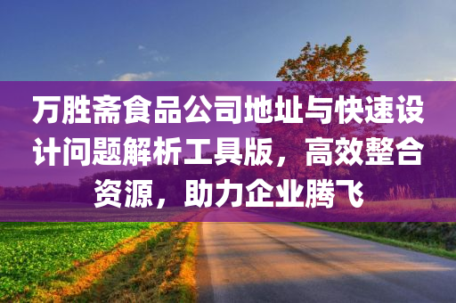 万胜斋食品公司地址与快速设计问题解析工具版，高效整合资源，助力企业腾飞